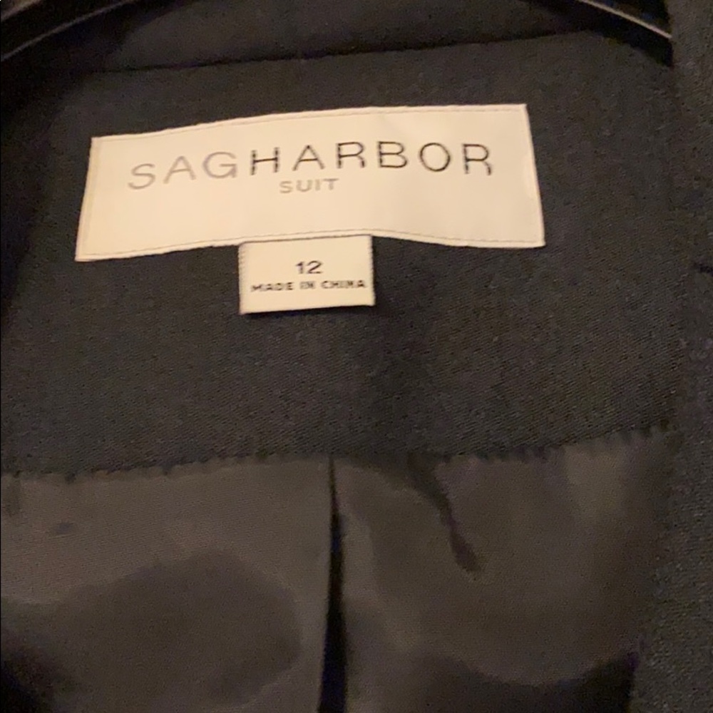 BNWT Sag Harbor navy blazer women size 12 - Picture 3 of 7